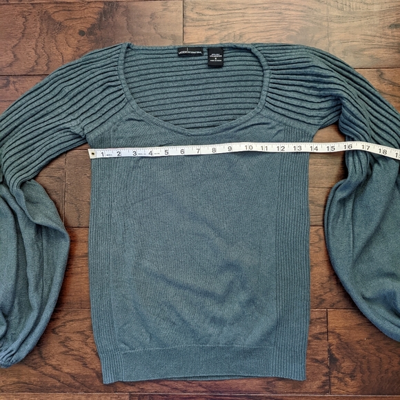 Gorgeous Vintage Silk & Cashmere Balloon Sleeve MODA Victoria's Secret Sweater - Picture 3 of 5